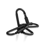 Карабін тактичний універсальний, 80 мм. Сталевий. Колір Чорний 3