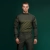 Тактическая рубашка Core Combat Shirt, длинный рукав, комбинированные материалы. Олива 2